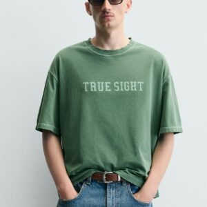 WASHED GRAPHIC BOXY FIT T-SHIRT