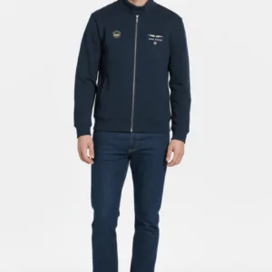 Men Solid Mandrain Neck Sweatshirt