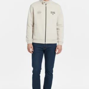 Men Solid Mandrain Neck Sweatshirt