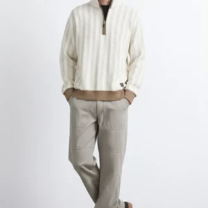Men Striped Sweatshirt