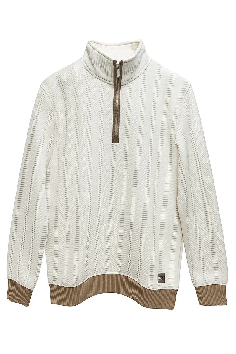 Men Striped Sweatshirt - Image 5